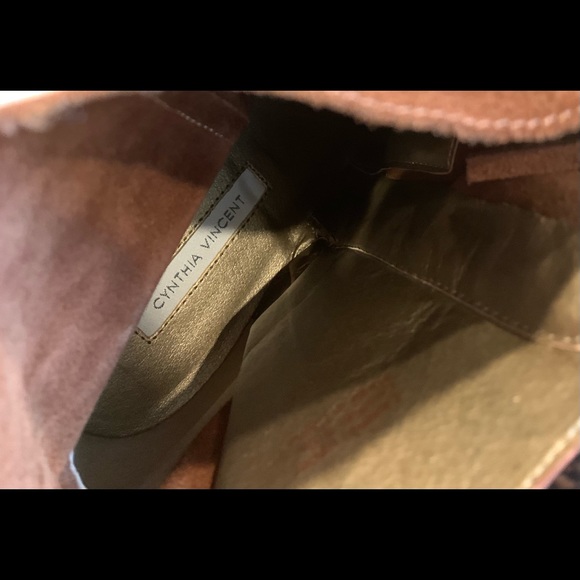 Cynthia Vincent Suede Fringe festival bootie - Picture 3 of 5